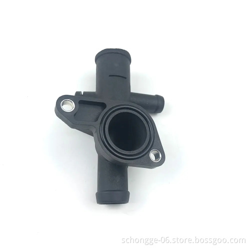 Thermostat Coolant Flange Cooling Hose and Three-way Water Pipe Joint for VW Golf MK4, Jetta, Audi A3, Skoda Octavia - Part Number 06A121133C